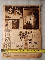 1945 « Roma Estate Wines » & « Guild Wine Sherry » Magazine Ads from Chicago Tribune