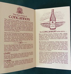 5 Brochures of California Wineries Concannon Mondavi Domain Chandon Paul Masson