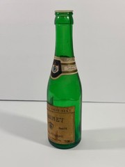 Vintage German Deutscher Obst-Sekt Cabinet Sparkling Fruit Wine Green Glass Bott