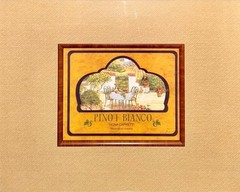 Framed Lithograph Print “Pinot Bianco Vigna Capretti Trentino-Alto…” 19.5×22.5