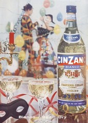 Cinzano Bianco 1970&rsquo;s original magazine print.