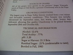 Vintage 1982 Rutherford Hill Chardonnay Wine Label Set Napa Valley Jaeger