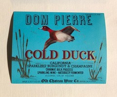 Lot of 3 Colorful Vintage Wine Labels. Germany and California.