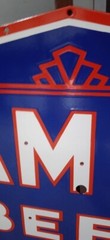 Hamm Beer Pure Porcelain Enamel Heavy Metal Sign 36 Inches Single Side