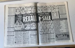 Rexall Magazine Ad Drugstore Products 1952 Sale Promotion Ephemera