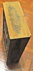 Vintage Ernest & Julio Gallo Chenin Blanc Filigreed Wooden Vine Display Crate