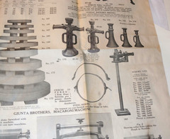 VTG 1920s GRAPE PRESS & MORE ADVERTING POSTER/CATALOG! 35×23&Prime;! 2 SIDED! PHILA PA