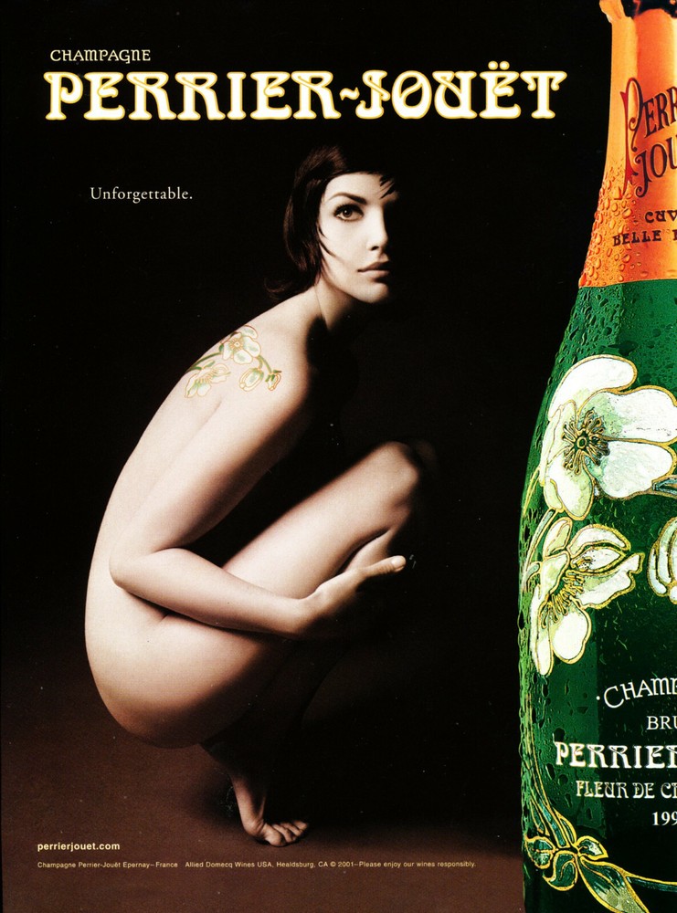 PERRIER-JOUET CHAMPAGNE AD #11 RARE 2001 OUT OF PRINT