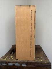 Vintage Robert Mondavi Winery Napa Valley Wooden Wine Box