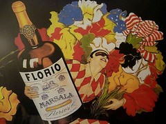 Florio Marcello Dudovich Art Print Marsala Wine Framed Bar Advertising Man Cave