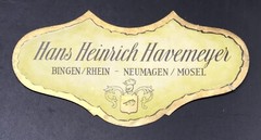 2 Diff 1963 Havemeyer Zeller Schwarze Katz Moselle Wine Label Black Cat Germany