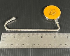 Veuve Clicquot Champagne Swiveling Handbag / Purse Table Hook, Velvet Bag – Rare