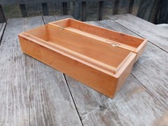 Vintage Carlos I Brandy Pedro Domecq Wood Box Bottle Holder Keepsake BOX ONLY