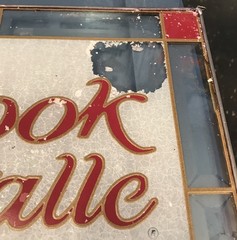 Rare Historic Winery Inglenook Navalle Rutherford Ca. Stained Glass Sign