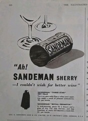 1954 Sandeman Sherry Three Star Royal Pemartin Vintage Better Wine Ad