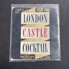Vintage 1950s London Castle Cocktail UNUSED Paper Label London Ontario Q1953