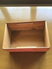VINTAGE CRUSE IMPORTED WINE HALF WOODEN CRATE BOX TOP ADVERTISING FRANCE BAR GUC
