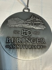 Beringer 150th Anniversary Commemorative Medallion 1876–2026