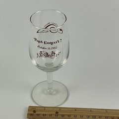Vallejo Music Theater Pops Concert Wine Glass 1982 Vallejo California