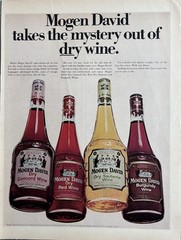 1967 Mogen David Original Vintage Advertisement Dry Wine Wines Print Ad