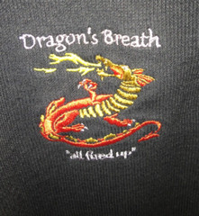 Dragon&rsquo;s Breath « all fired up » Australia Golden Grape Estate 2XL XXL Polo Black