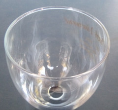 vintage Dry Creek Vineyard Winery wine glass Healdsburg California 7&Prime; 20 years