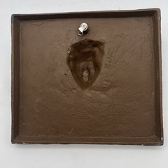 Metal VTG “In Vino Veritas” Plaque “In Wine There Is Truth” Raised Smiling Face