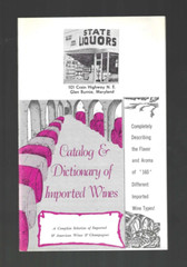 Vintage 1967 Collectible Wine Dictionary, Food & Drink Recipes Booklet