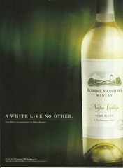 2015 Robert Mondavi Wine Savignon Blanc Napa Valley print ad advertisement