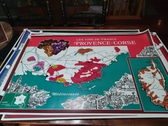 9 1980s Les Vins De France Posters 43×29 Estate Pierre Chambrin White House Chef