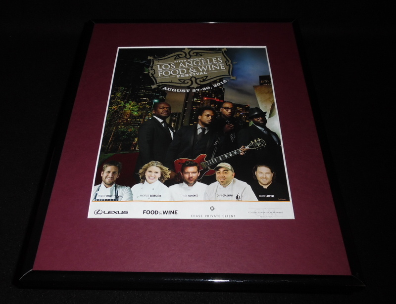 2015 Los Angeles Food Wine Festival 11×14 Framed ORIGINAL Advertisement Duff