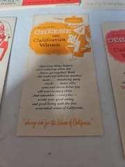 Vintage Lot Of 8 Brochures/Recipe Booklets For California Wines USA