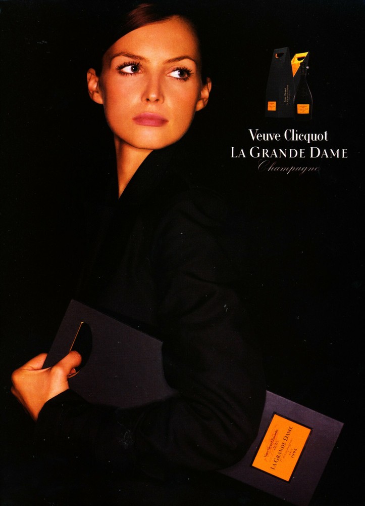 VEUVE CLIEQUOT CHAMPAGNE AD #2 RARE 2003 OUT OF PRINT LA GRANDE DAME