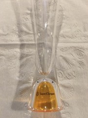 VEUVE CLICQUOT PONSARDIN CHAMPAGNE OUTDOOR TRENDY FLUTES ACRYLIC QTY. SIX RARE