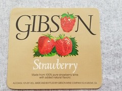 2 Vtg Gibson Wine Bottle Paper Labels Strawberry & Honey Mead Wine Elk Grove CA