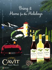 CAVIT WINE AD #6 RARE 2016 OUT OF PRINT