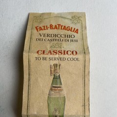 Vintage Italian Wine Label – Fazi-Battaglia Verdicchio Classico – Italy Art