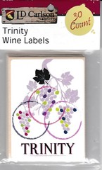 Trinity Peel & Stick Wine Bottle Labels Package of 30