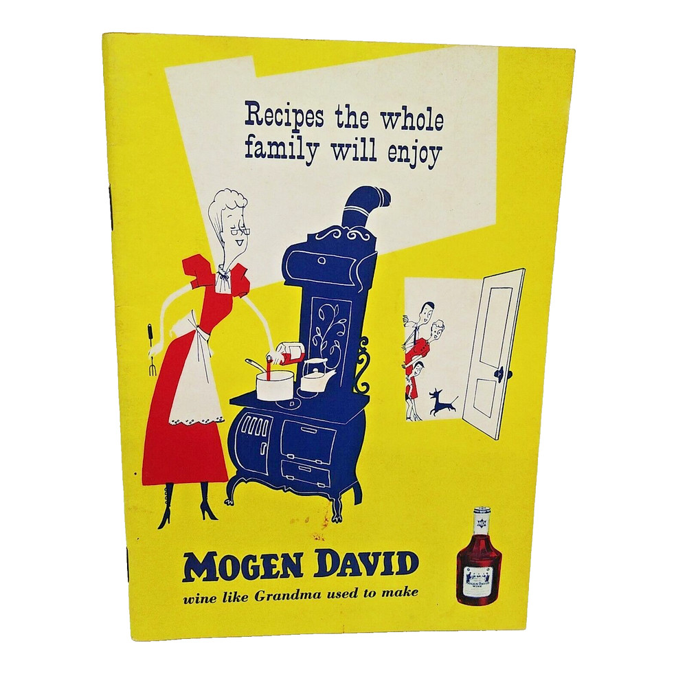 Vintage 1950s MOGEN DAVID WINE Recipes the Whole Family Will Enjoy Booklet