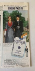 Herbert Tareyton Magazine Ad Cigarettes Cork Tip Modern Size 1950s Retro