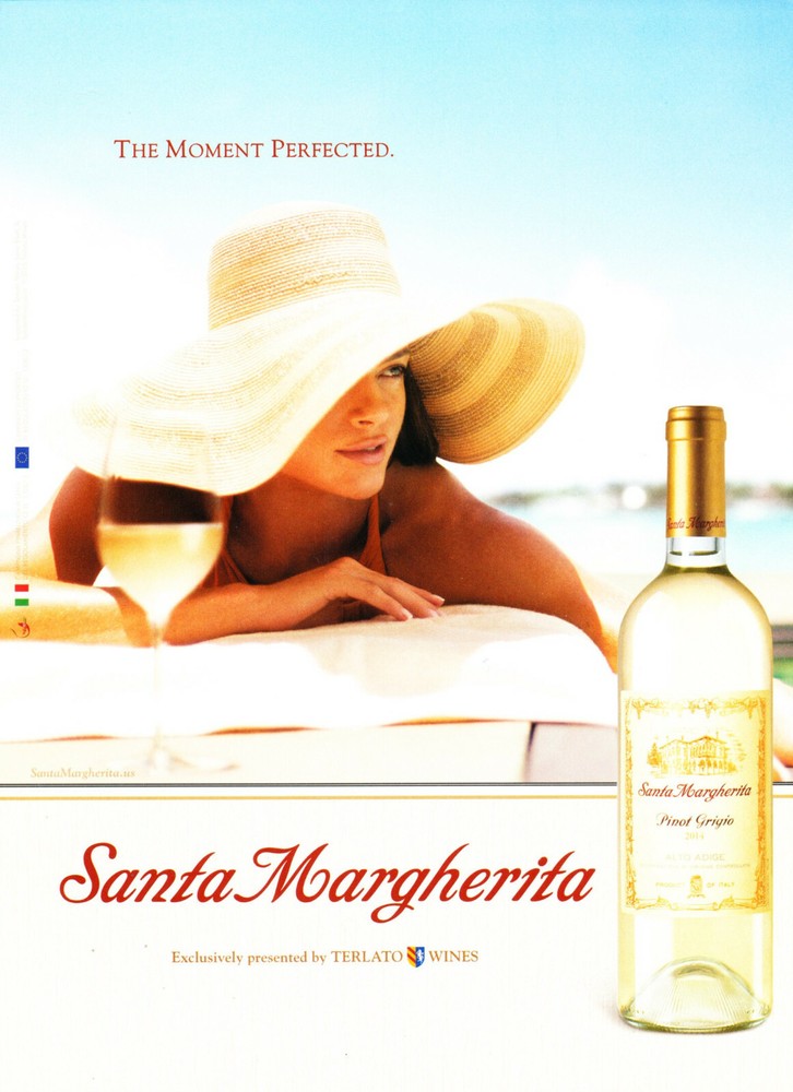SANTA MARGHERITA WINE AD #25 RARE 2015 OOP