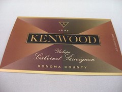 Vintage 1995 Kenwood Yulupa Cabernet Sauvignon Wine Label Sonoma County CA