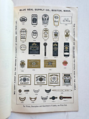 1920&rsquo;s Illustrated Catalog of WIne and Liquor Labels by Blue Seal Supply Co