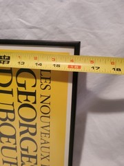 Vintage Georges Duboeuf Framed Poster &rsquo;90&rsquo;s