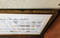 [Used Item] Chateau Mouton Rothschild Art Label Poster, Framed, Wine Label Colle