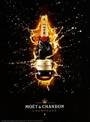 MOET & CHANDON CHAMPAGNE magazine AD #9 RARE 2008 OUT OF PRINT