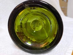 (empty) 1970 Vintage DRC ROMANEE CONTI Green Bottle Wildman NY City From Japan