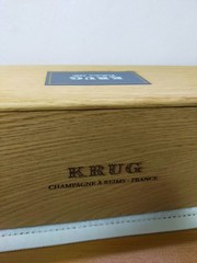 Krug Collection 1990 Empty Glass Bottle Champagne With Wood Box From Japan