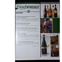 Wine Enthusiast Lot 2010–11 Top 100, Awards, Cult Wines – 6 Issues