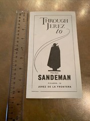 Vintage 1953 Sandeman Sherry Wine Advertising Informational Booklet And Map